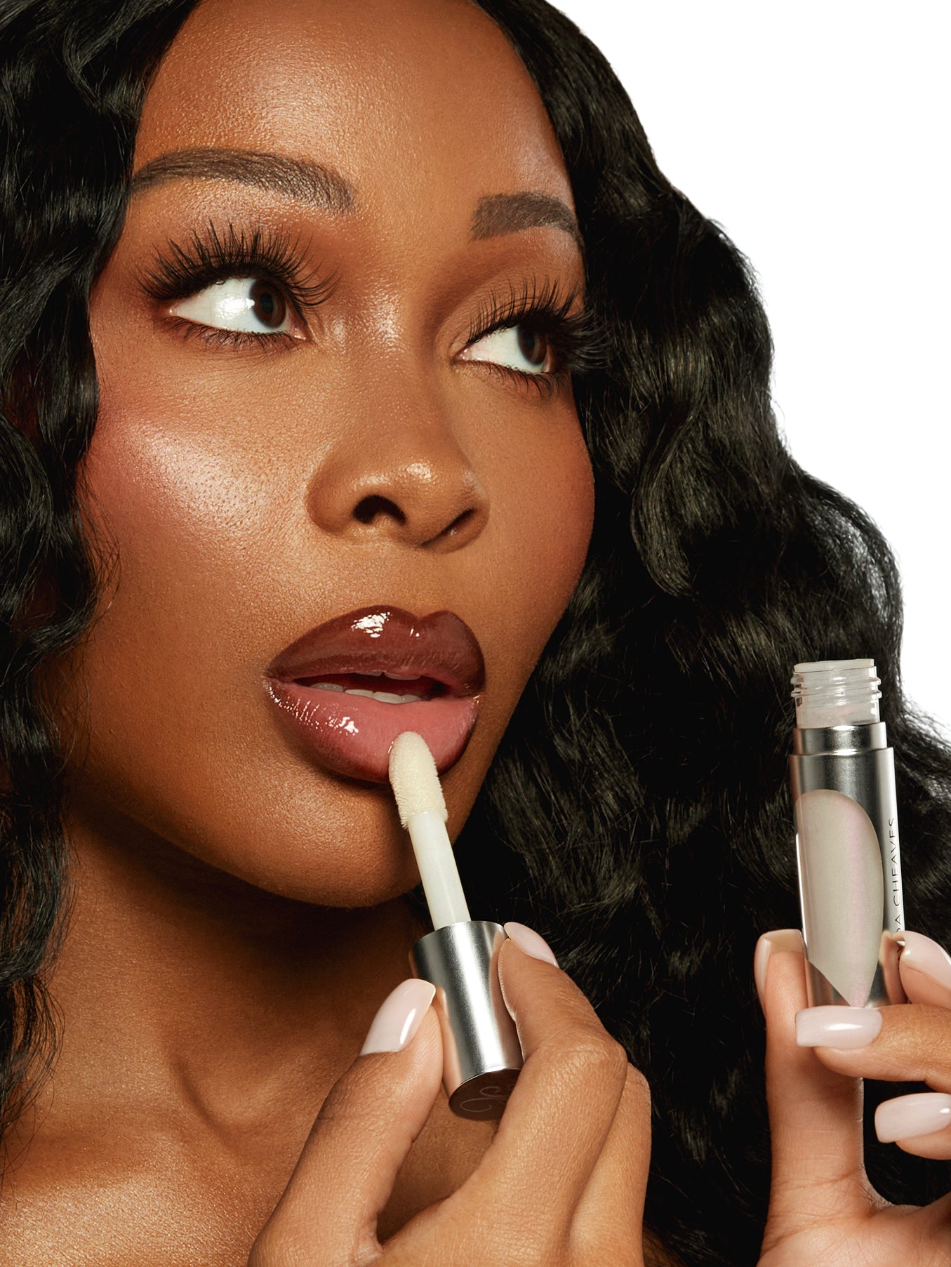lip oil glimmer (ice)