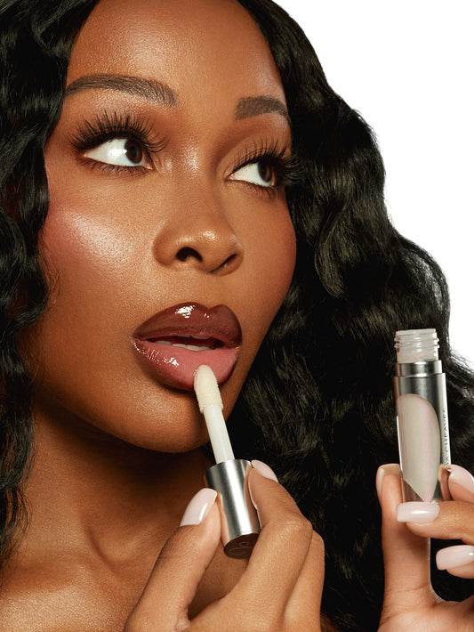 lip oil glimmer (ice)